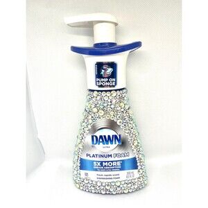Bling dawn platinum foam soap, bedazzled dawn dish soap, rhinestone dish soap